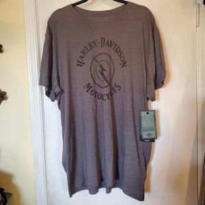 Harley-Davidson NWT 2x gray logo t-shirt